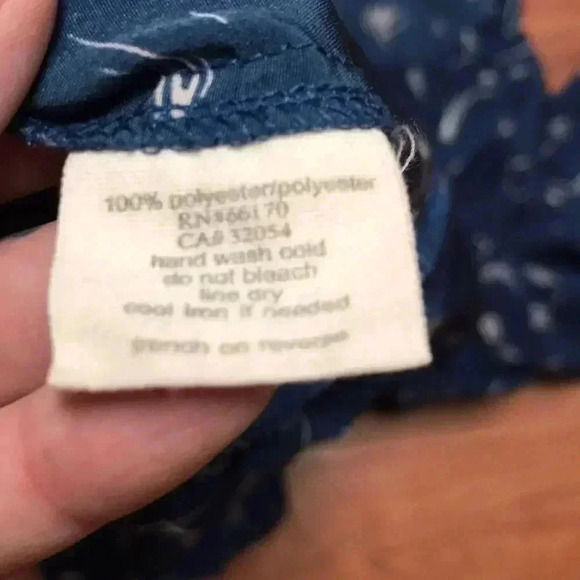 Silence + Noise Blue Ruffle Dress, Medium - Picture 8 of 8